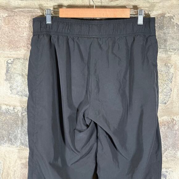 Reebok Trak Pants Woman's Large Black Purple Lined Athletic Workout Running - Picture 7 of 14